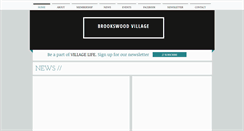 Desktop Screenshot of brookswoodvillage.com