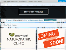 Tablet Screenshot of brookswoodvillage.com